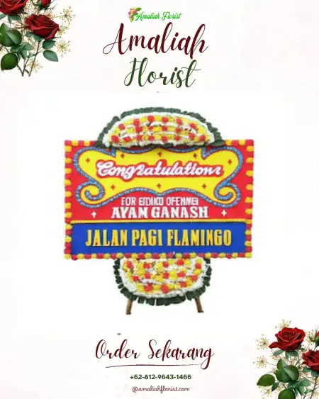 Sewa Papan Bunga Paket Pernikahan Depok